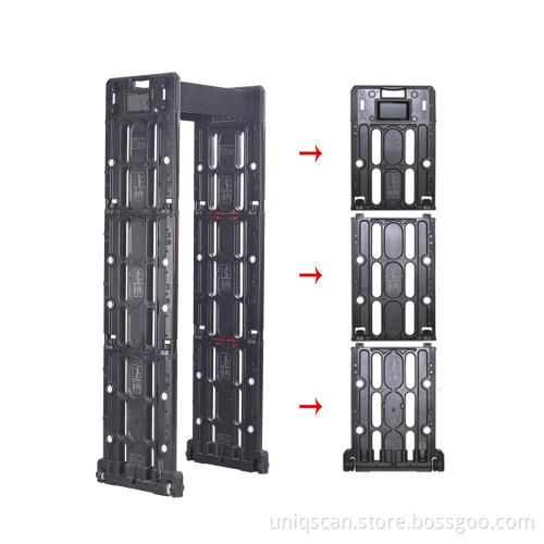 6 Zone Long Range Walk Through Metal Detector For Security